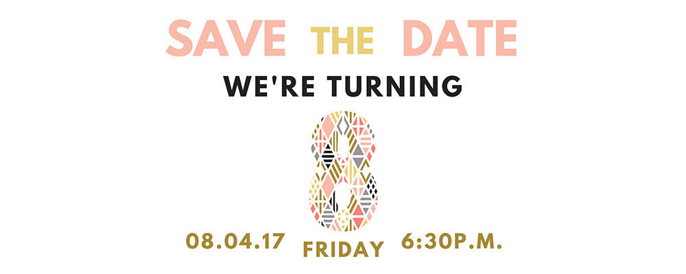 Save the Date: taudrey is Turning 8!
