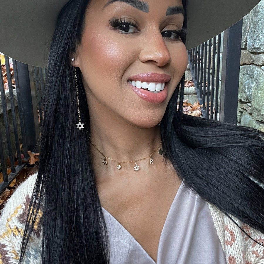 taudrey shine bright earrings by rachel moon