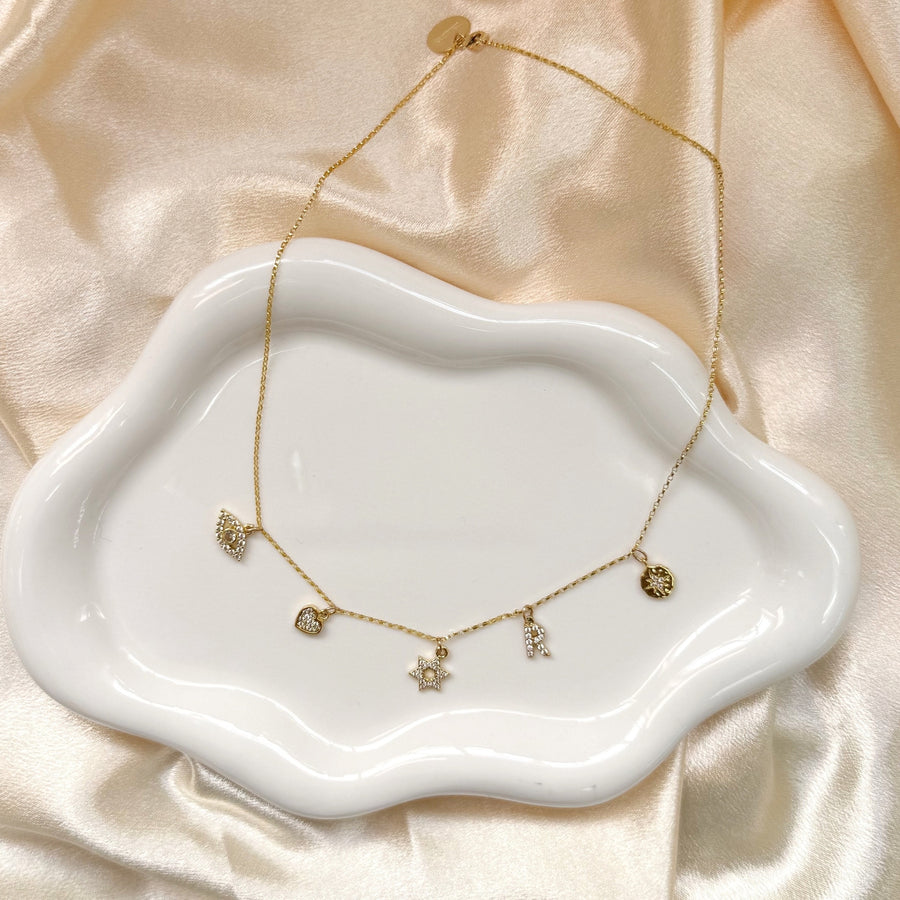 taudrey shine bright necklace by rachel moon