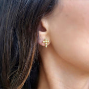Cross My Heart Earrings (Gold)