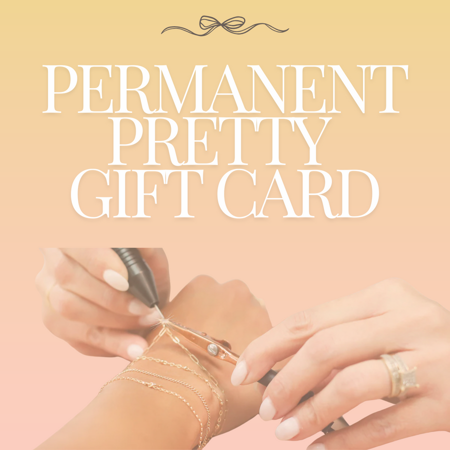Permanent Pretty Gift Card