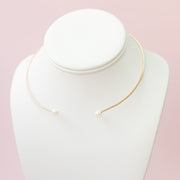 Pearly Girl Cuff Necklace