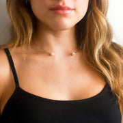 Pearly Girl Cuff Necklace