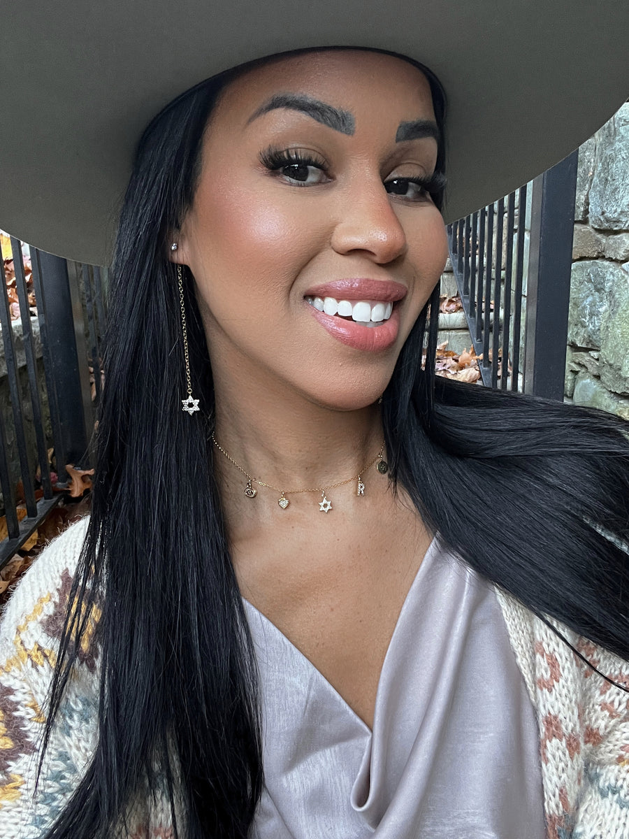 taudrey shine bright earrings by rachel moon