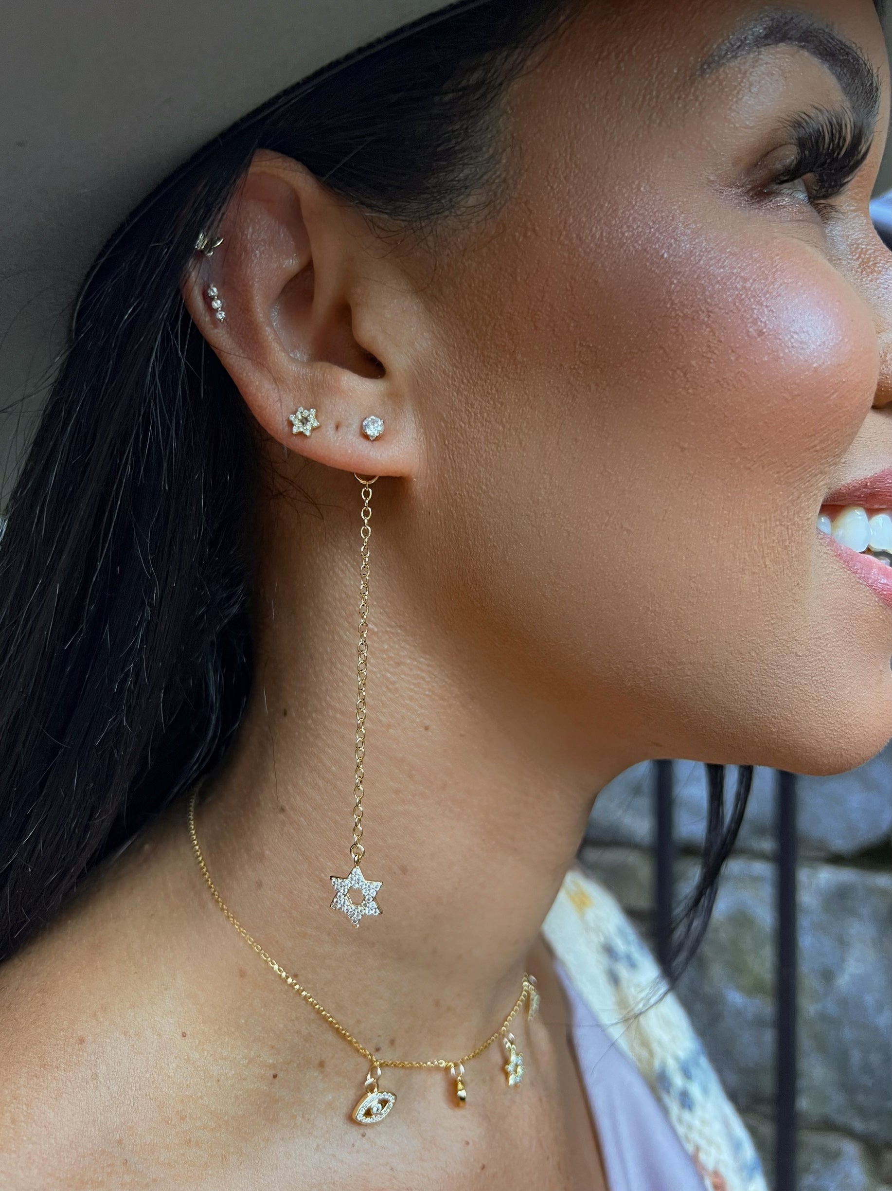 taudrey shine bright earrings by rachel moon