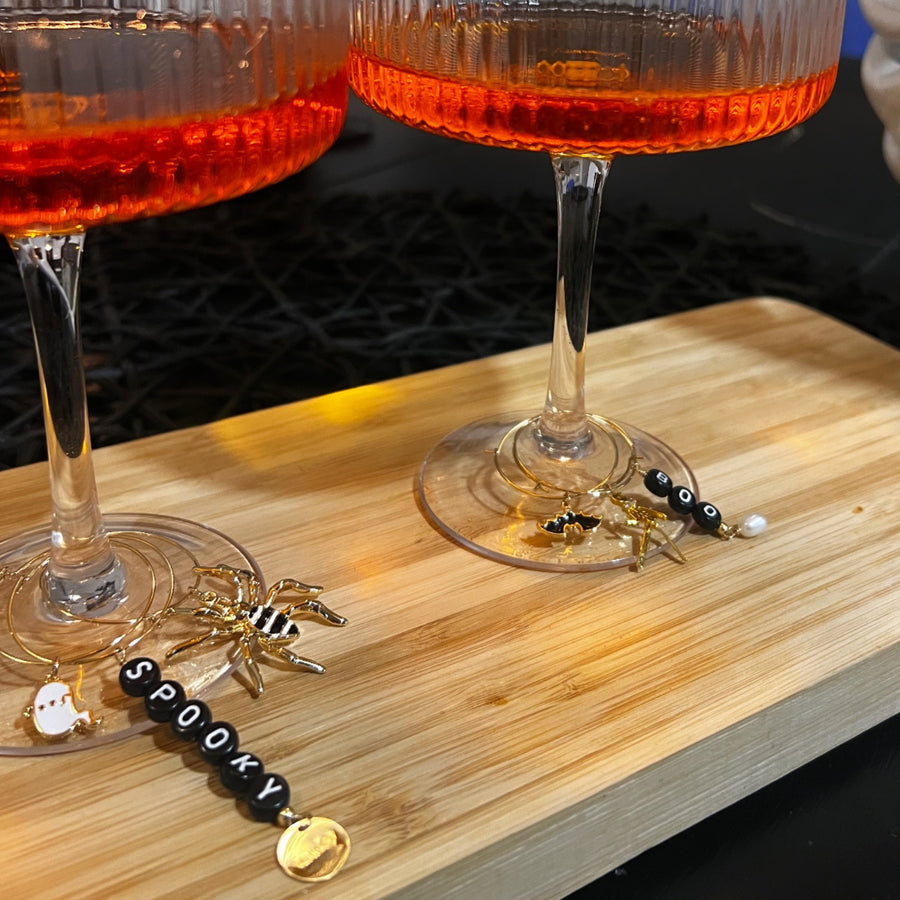 Taudrey Halloween Wine Charms