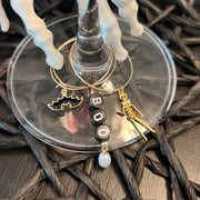 Taudrey Halloween Wine Charms