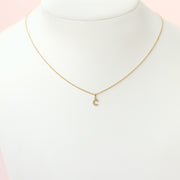 taudrey luxe: Love Yourself Diamond Necklace (14K Gold)
