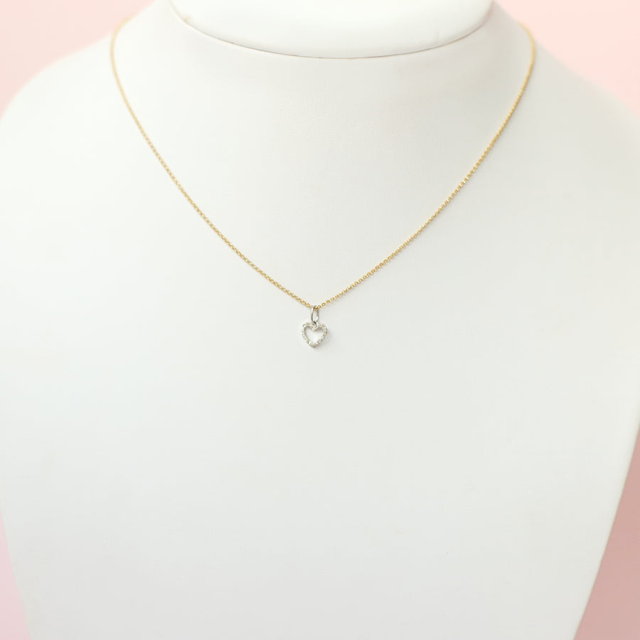 taudrey luxe: Love You More Diamond Necklace (14K Gold)