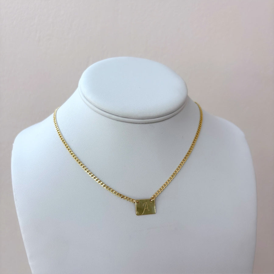 taudrey all about you plate necklace