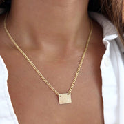 taudrey all about you plate necklace