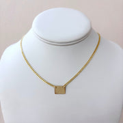 taudrey all about you plate necklace