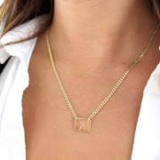 taudrey all about you plate necklace