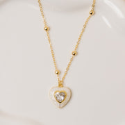 taudrey endless love necklace
