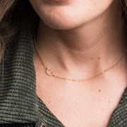 taudrey fancy initial necklace