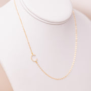 taudrey fancy initial necklace