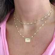 taudrey glow girl plate necklace