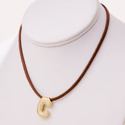 taudrey initial instinct necklace