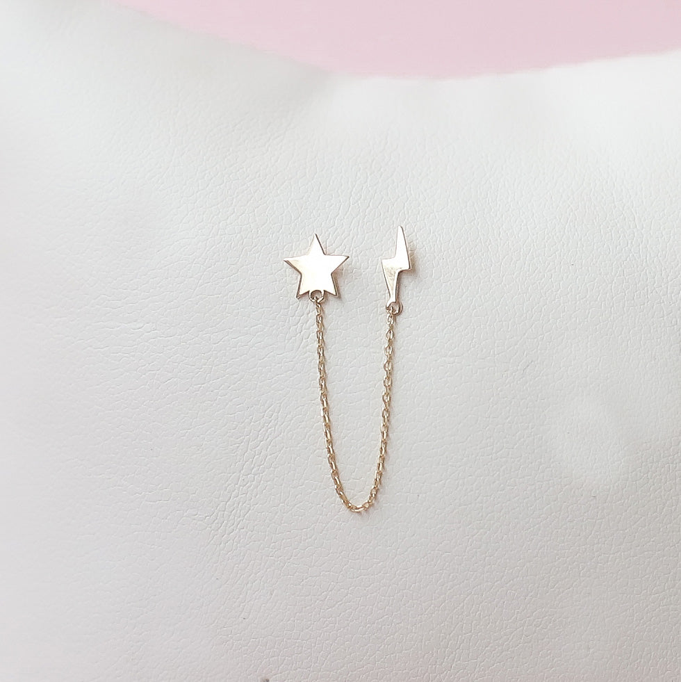 taudrey luxe Bolt and Beautiful Earring