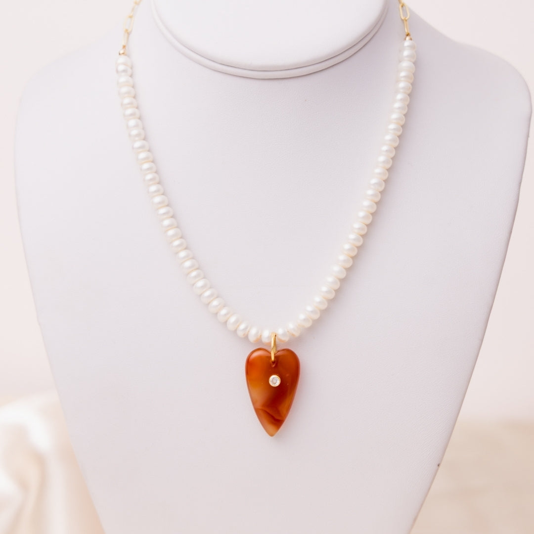 taudrey out of love necklace amber