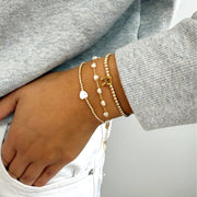 taudrey p.s. i love you bracelet stack