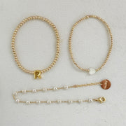 taudrey p.s. i love you bracelet stack