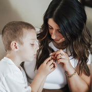 Momma's Lucky Charm Necklace by Paula Mazet