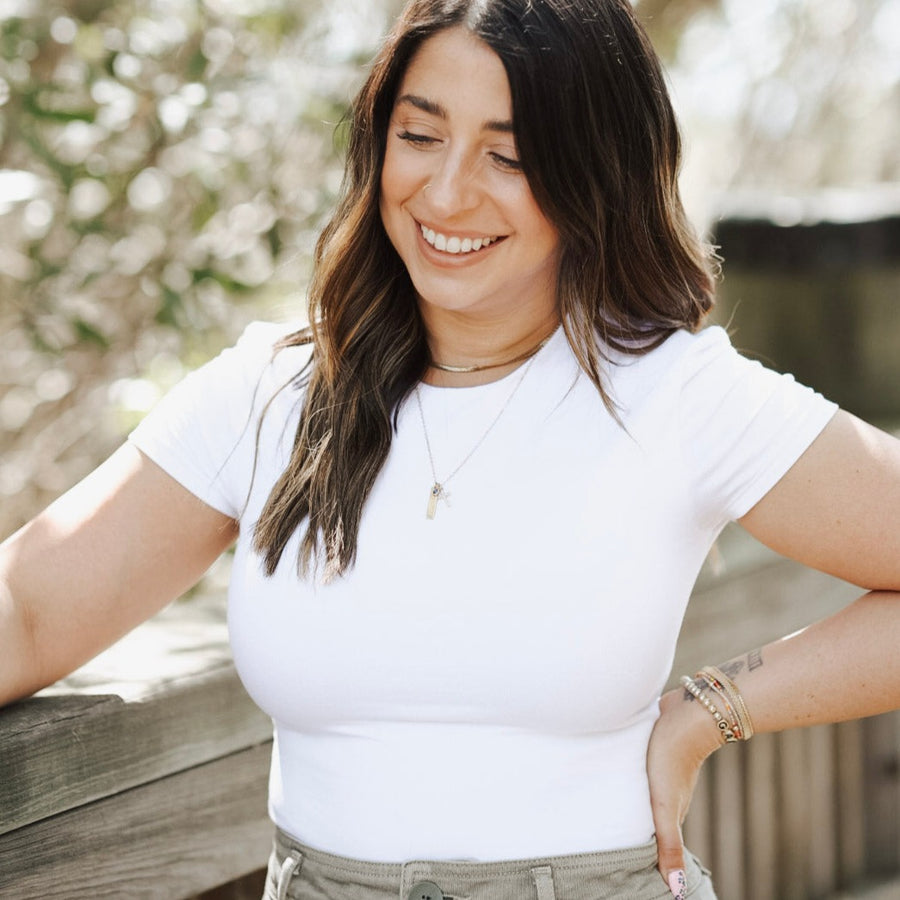 Momma's Lucky Charm Necklace by Paula Mazet