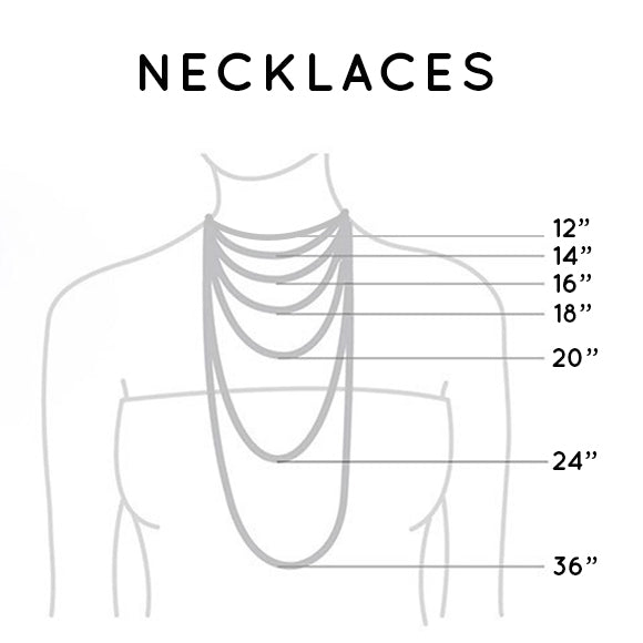 taudrey necklaces size chart