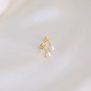 pearl princess earrings