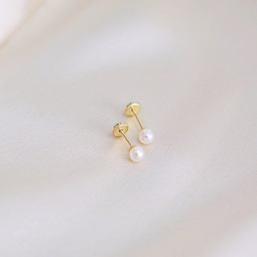 pearl princess earrings
