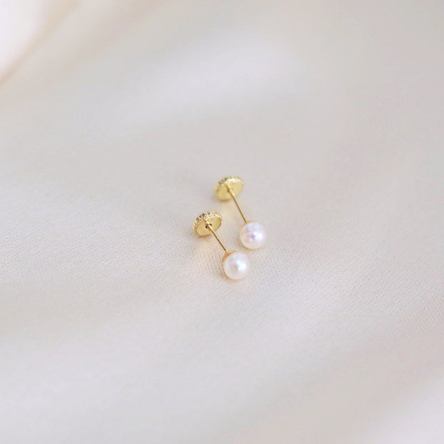pearl princess earrings