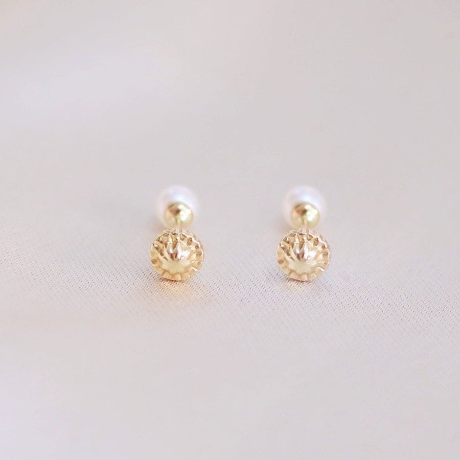 pearl princess earrings