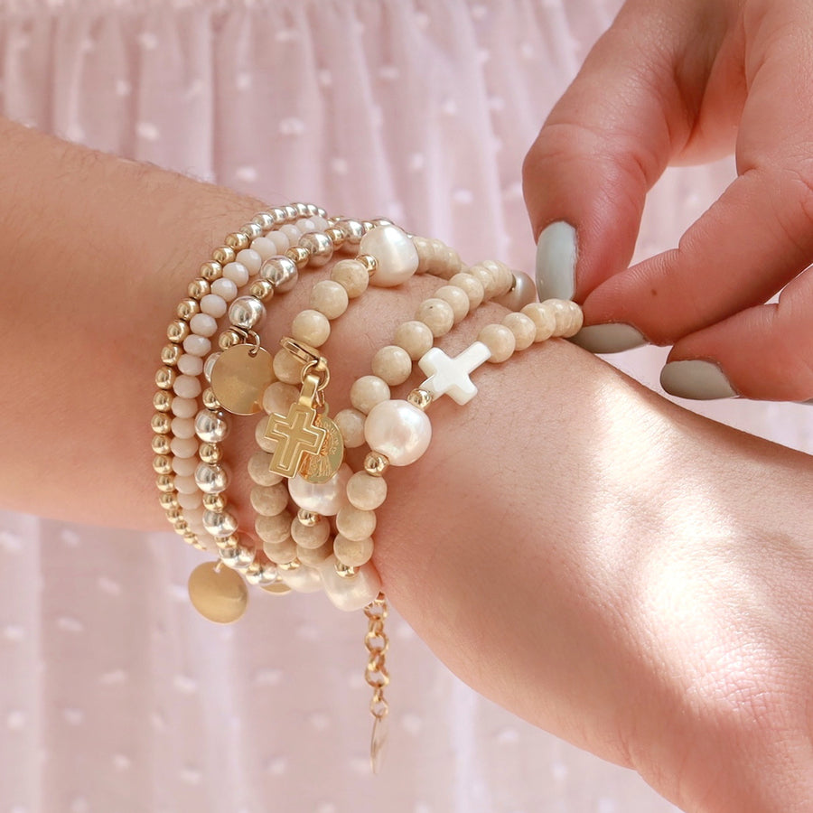 Full of Grace Rosary Bracelet by Jenise Subervi