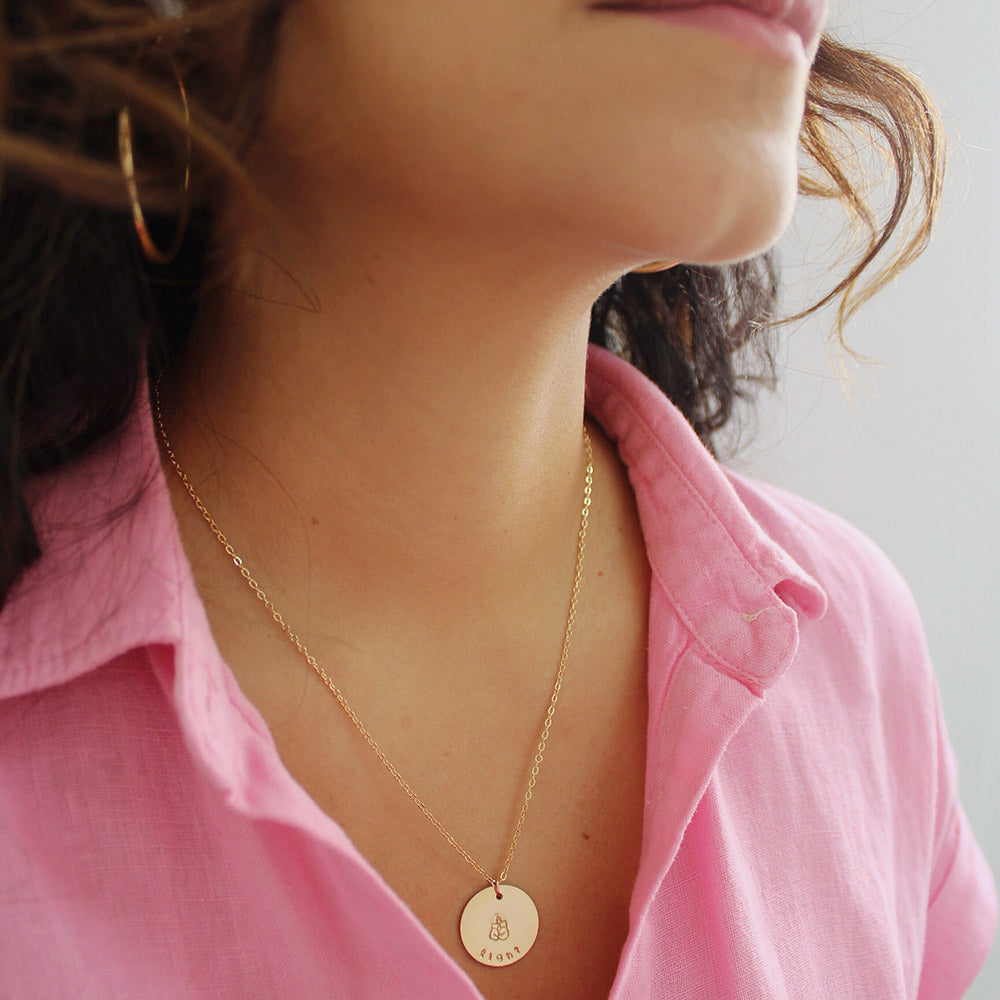 taudrey breast cancer awareness jewelry personalized fight