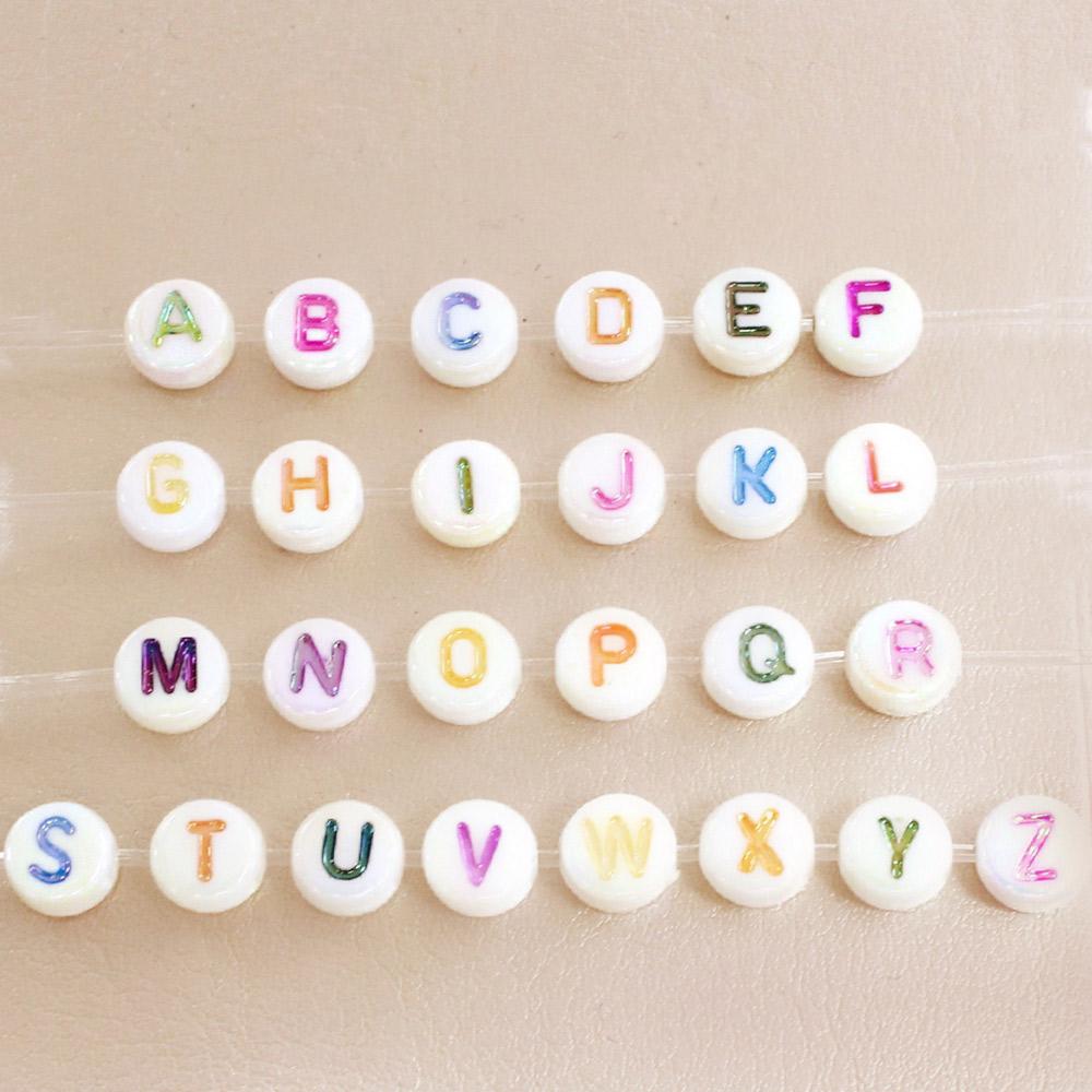 taudrey kids colorful letter block beads