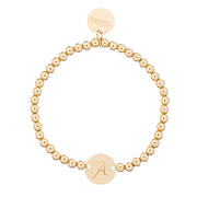 Taudrey Gold Coin Beaded Bracelet