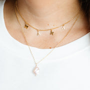 taudrey hang with mama gold chain handing letters mama necklace choker