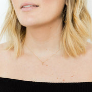 taudrye luxe worth it necklace 14k yellow gold pave diamonds personalized charm letter initial