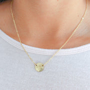 taudrey someting new bride to be gold necklace mrs