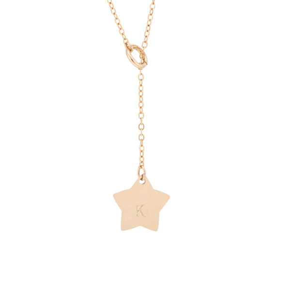 taudrey personalized jewelry stellar necklace gold star charm
