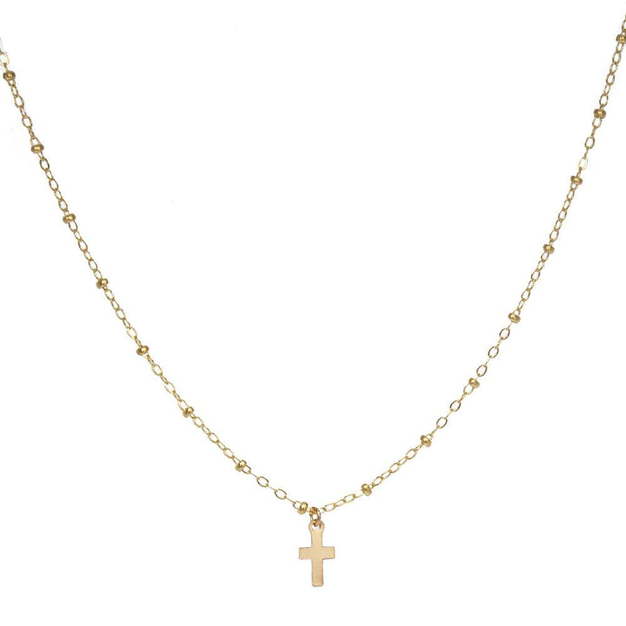 tenley molzahn leopold the bachelor taudrey jewelry collaboration shine collection have a little faith dainty beaded charm small cross charm