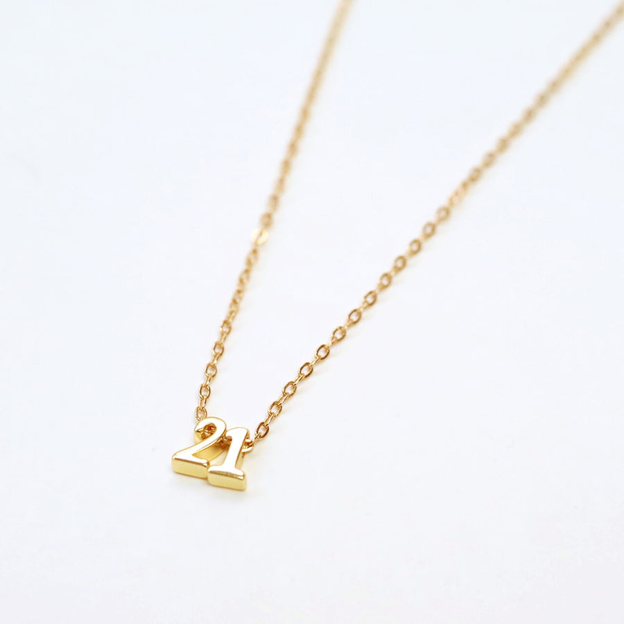 Winning Number Necklace