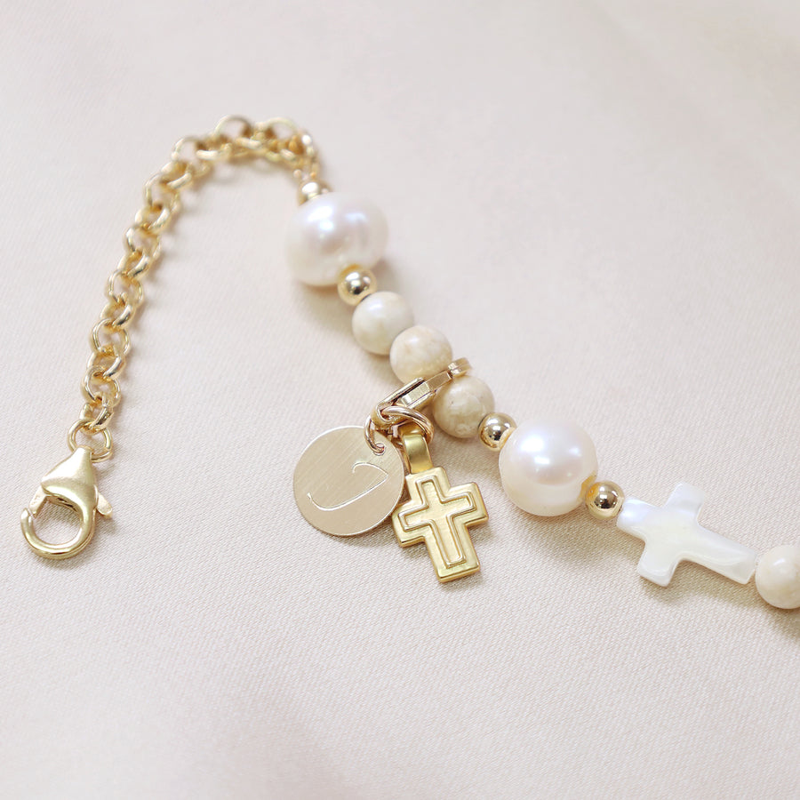 Full of Grace Rosary Bracelet by Jenise Subervi