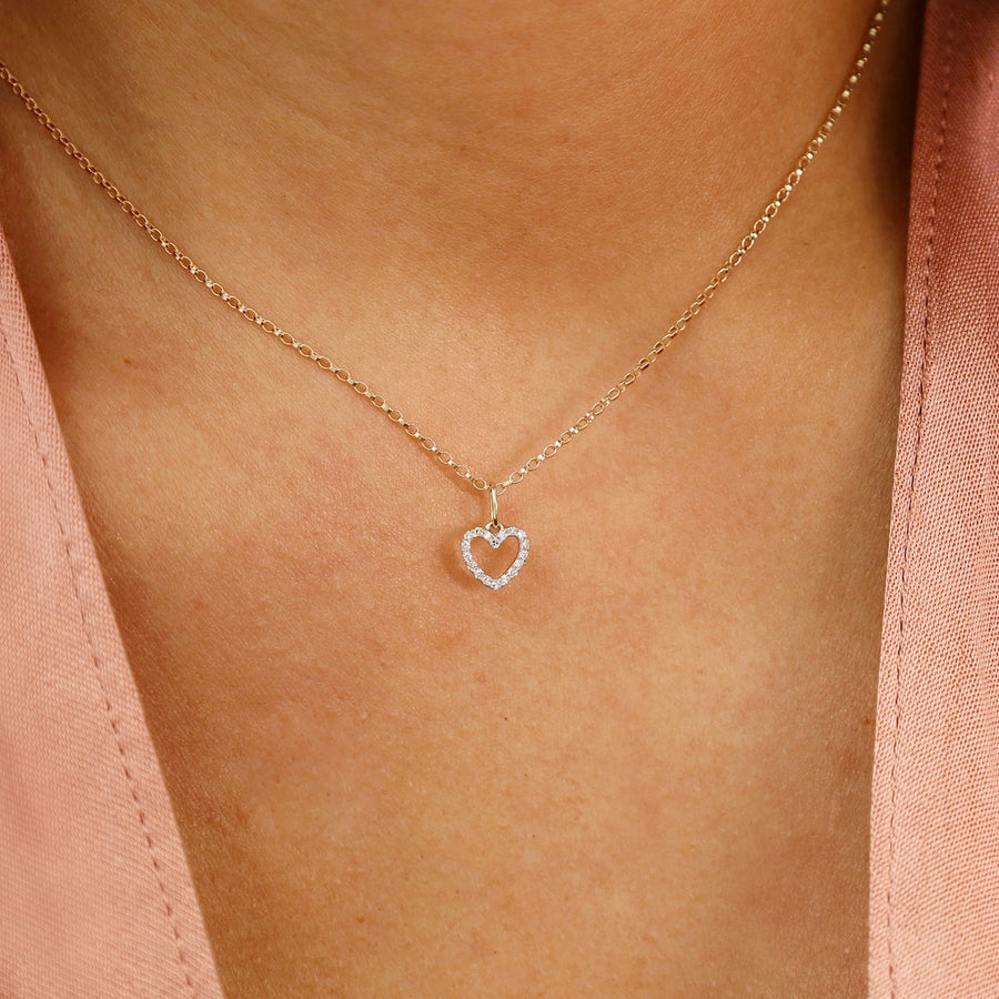 taudrey luxe: Love You More Diamond Necklace