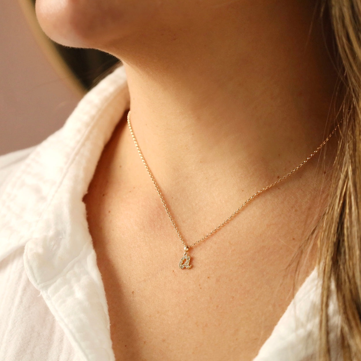 taudrey luxe: Love Yourself Diamond Necklace
