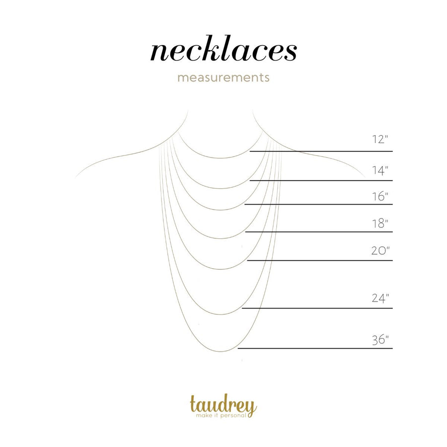 necklace size chart
