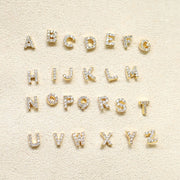 Taudrey Girl Initial Stud Earrings