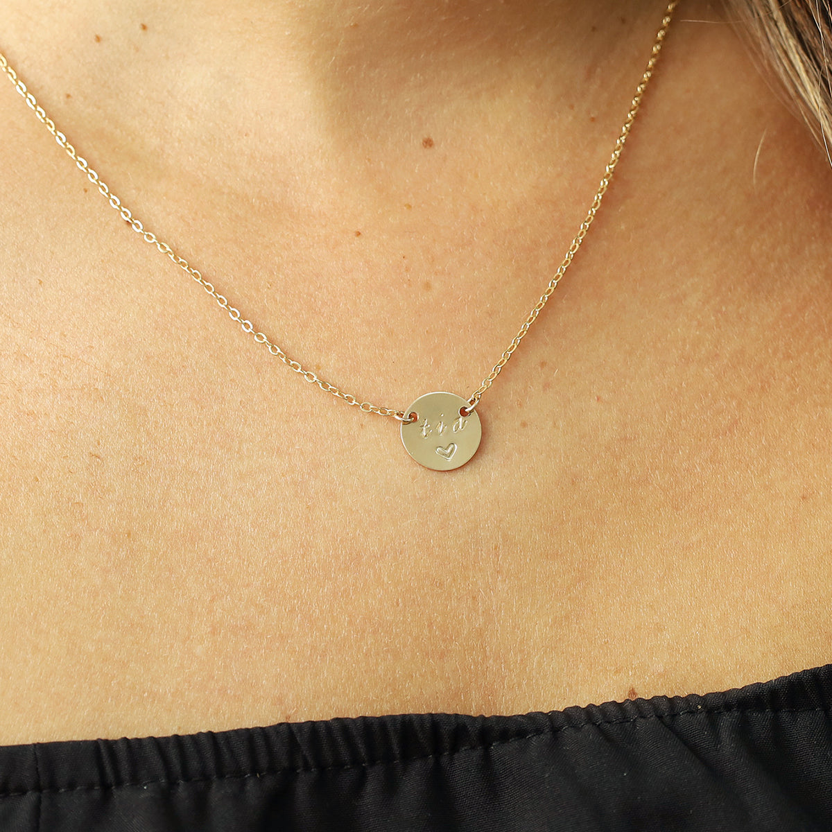 Tia Mini Coin Necklace