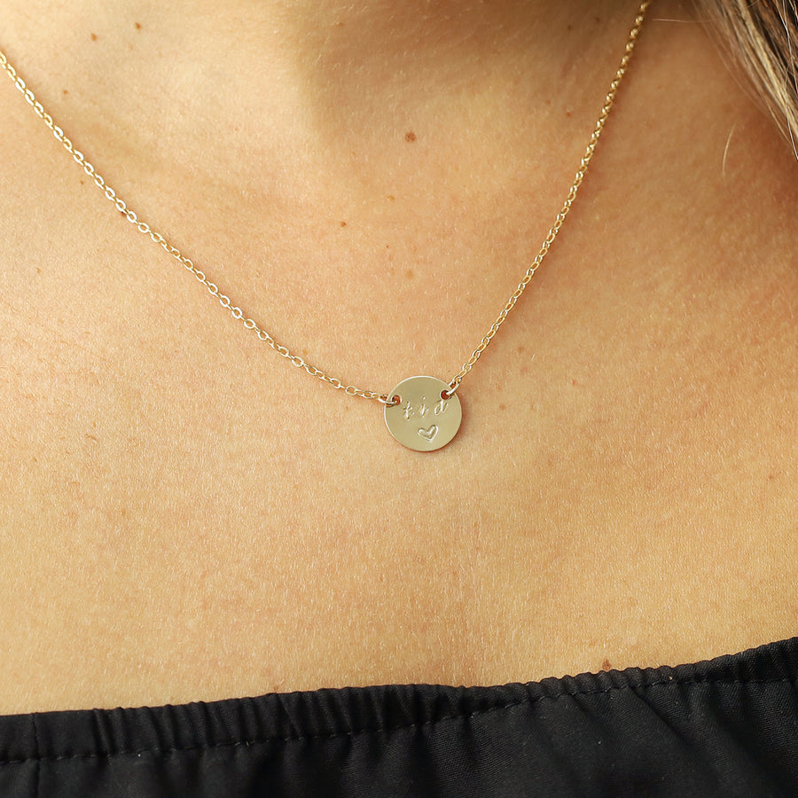 Tia Mini Coin Necklace